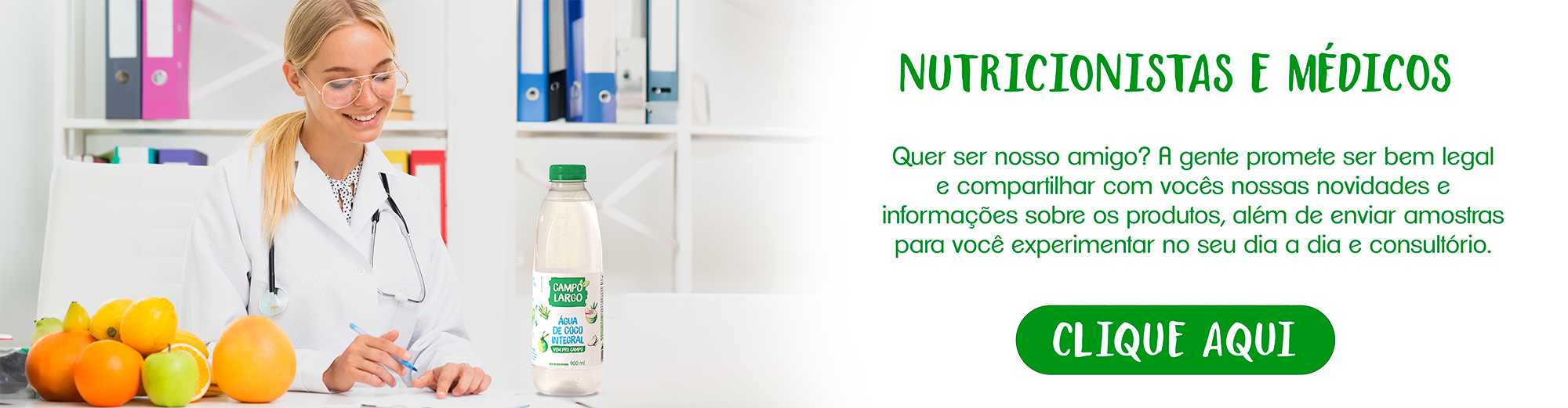 banner Campo Largo > Sucos integrais, Chás Funcionais, Chás Orgânicos e Água de Coco