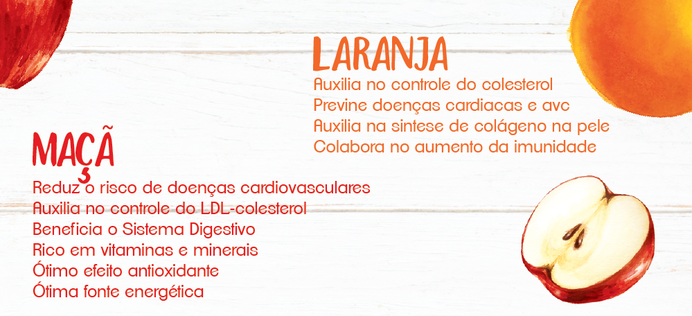 Suco de Laranja + Maçã
